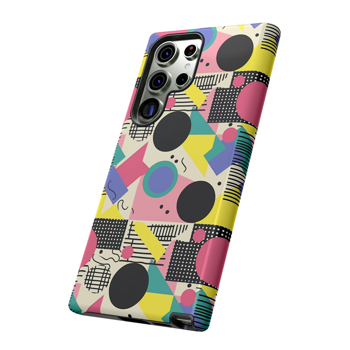 90s Themed Seamless Pattern Phone Case – Embrace Retro Style and Protection 228