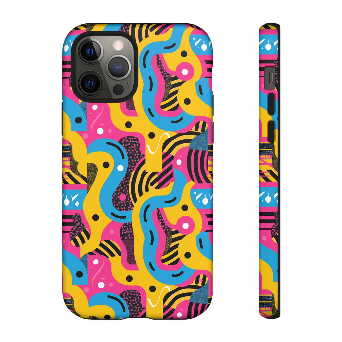 Retro 80s Seamless Phone Case – Vintage Style Meets Modern Protection 109