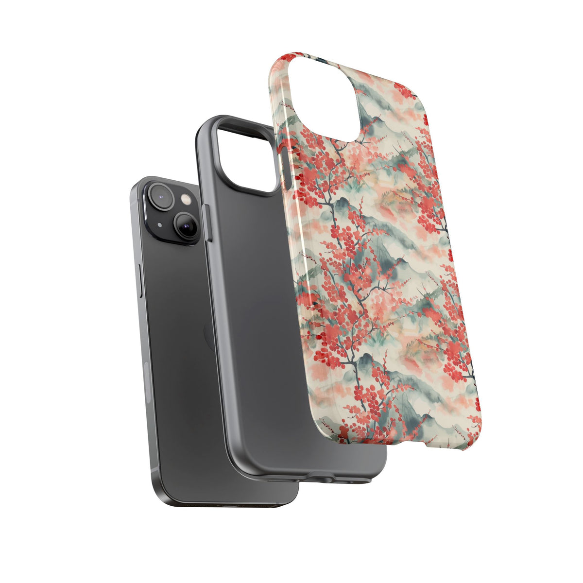 Japanese Pattern Phone Case – Elegant & Timeless Design for Your Phone 462