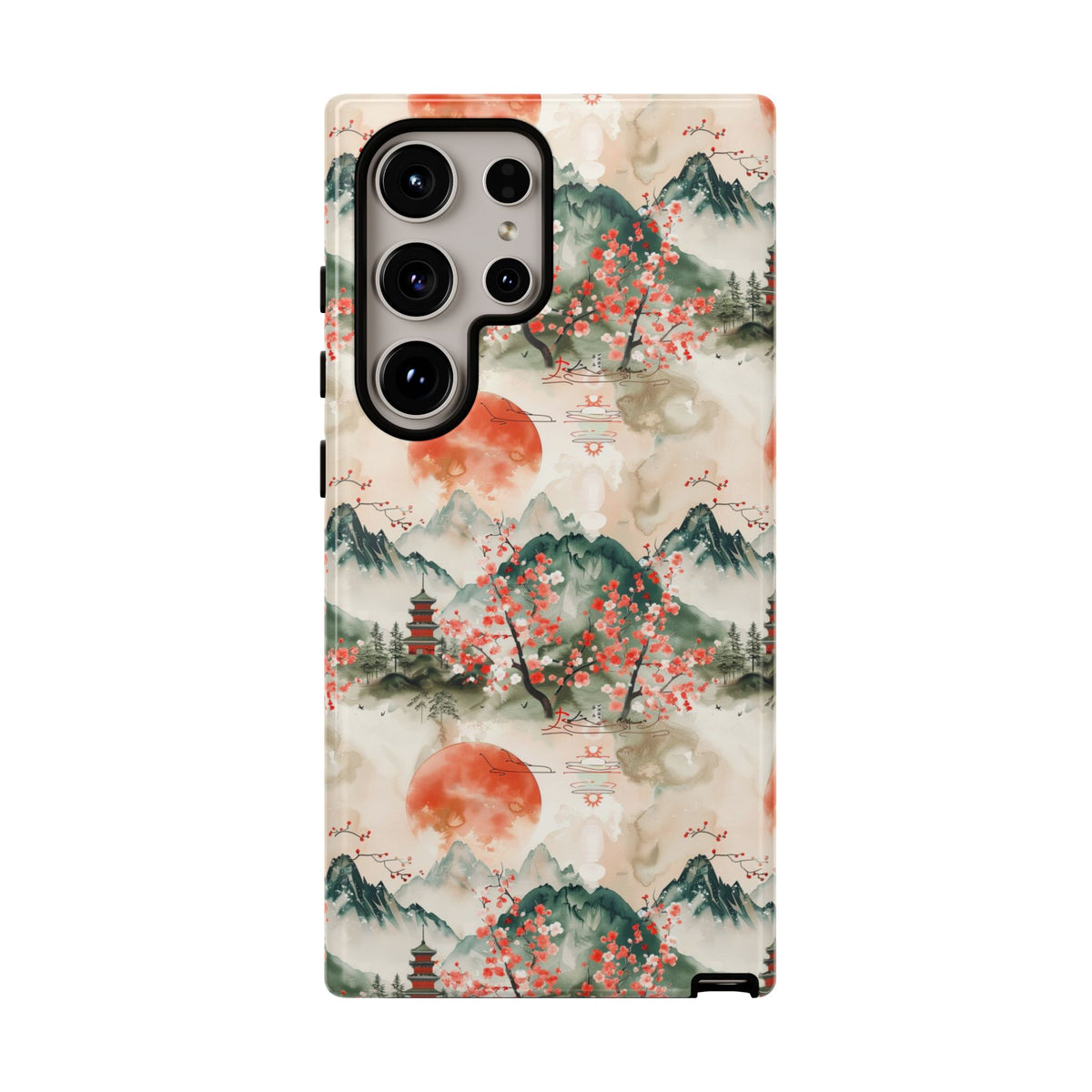 Japanese Pattern Phone Case – Elegant & Timeless Design for Your Phone 057