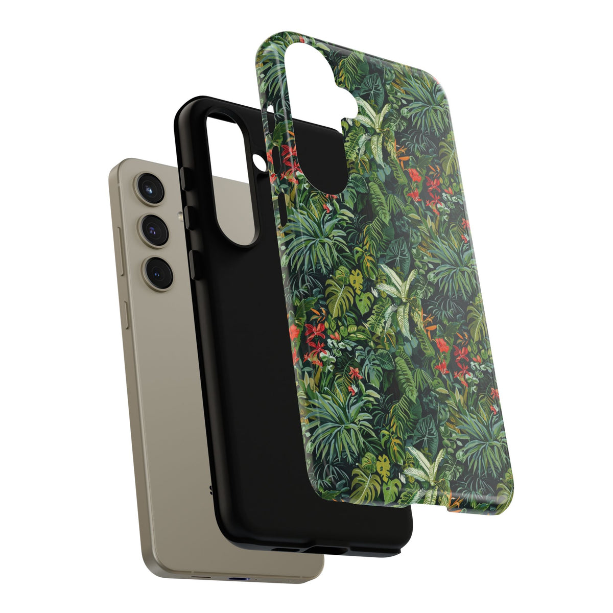 Jungle Pattern Phone Case – Exotic & Lush Design for Your Phone 323