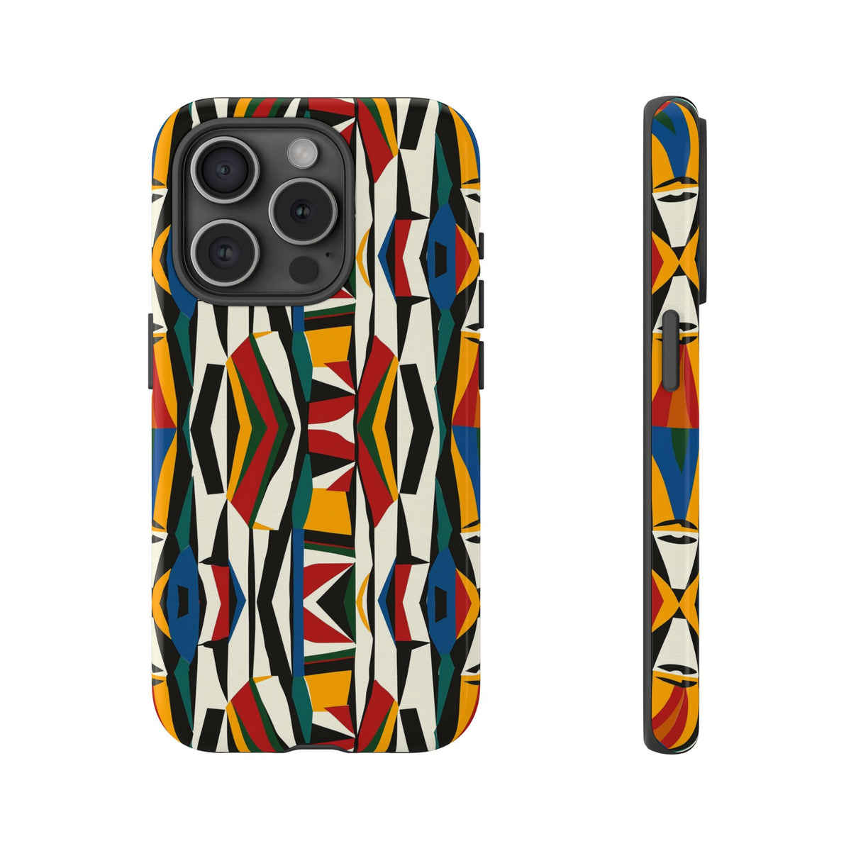 Stylish African Pattern Phone Case – Unique and Vibrant Protection 116