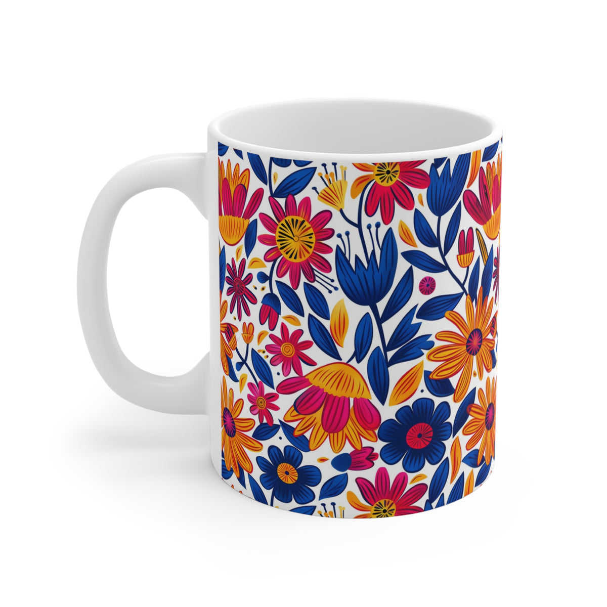 Groove Floral Bohemian Coffee Mug – Perfect for Free Spirits  (13)