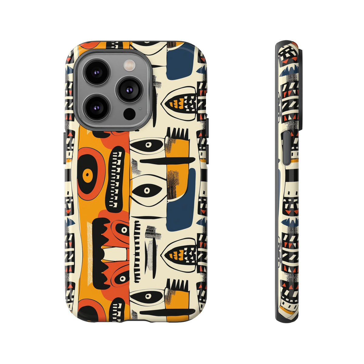 Stylish African Pattern Phone Case – Unique and Vibrant Protection 204