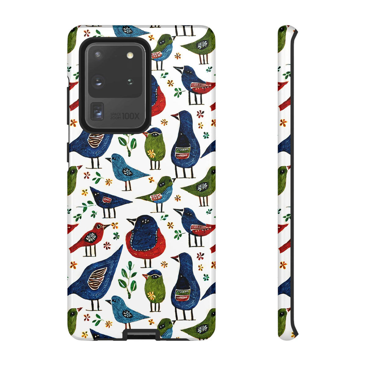 Birds Seamless Pattern Phone Case – Elegant and Timeless Avian Design 12