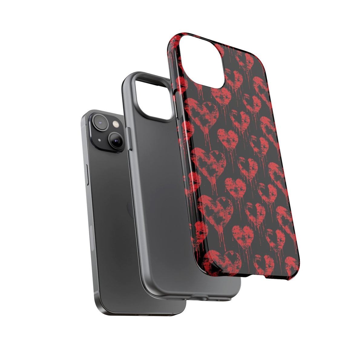 Heart Pattern Phone Case – Stylish & Loving Design for Your Device 367