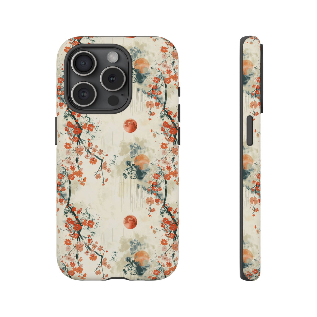 Japanese Pattern Phone Case – Elegant & Timeless Design for Your Phone 075