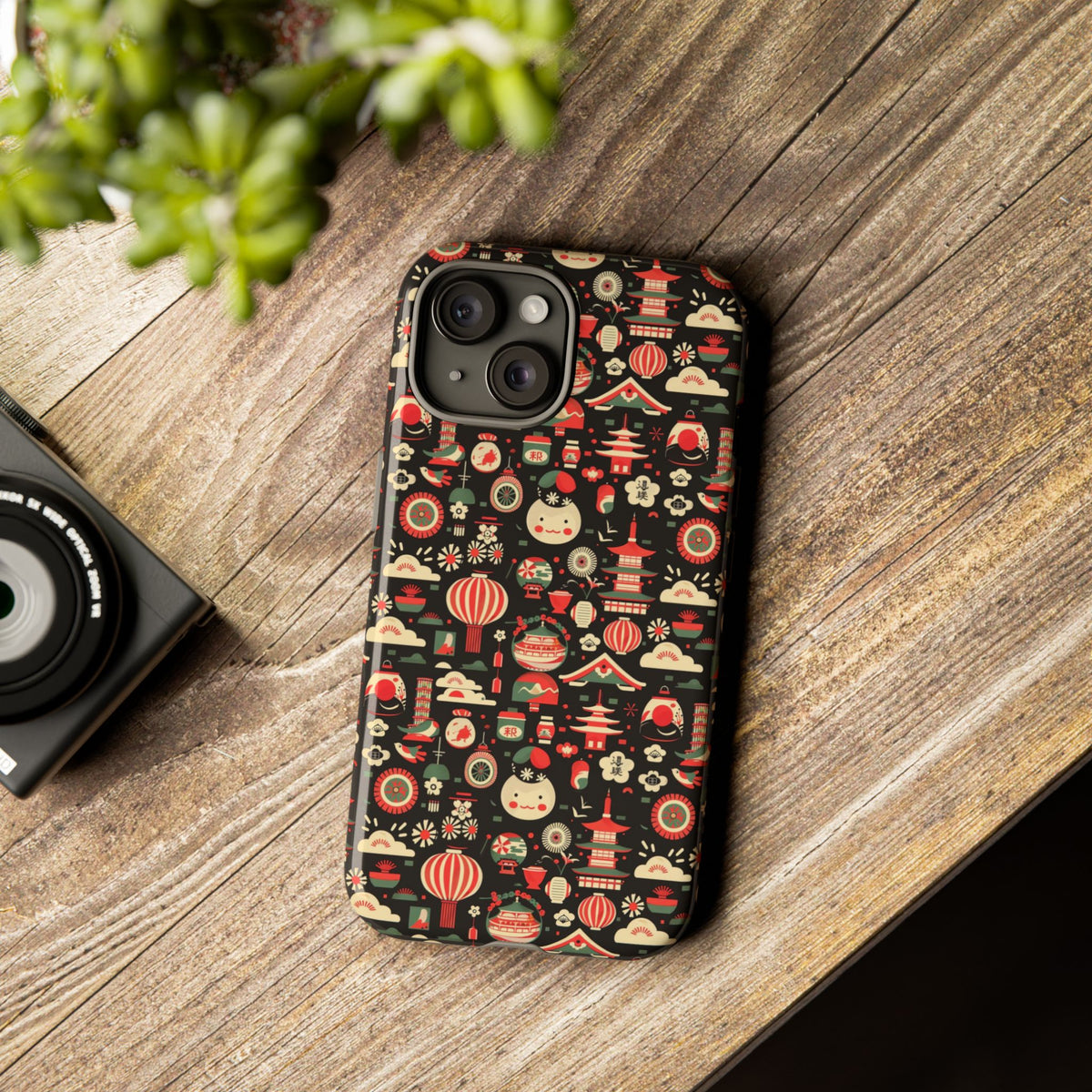 Japanese Pattern Phone Case – Elegant & Timeless Design for Your Phone 032