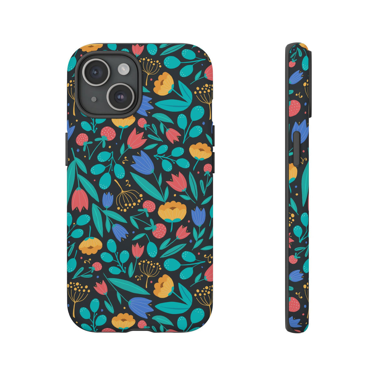 Colorful Little Flower Design Phone Case – Bright and Cheerful Floral Phone Cover