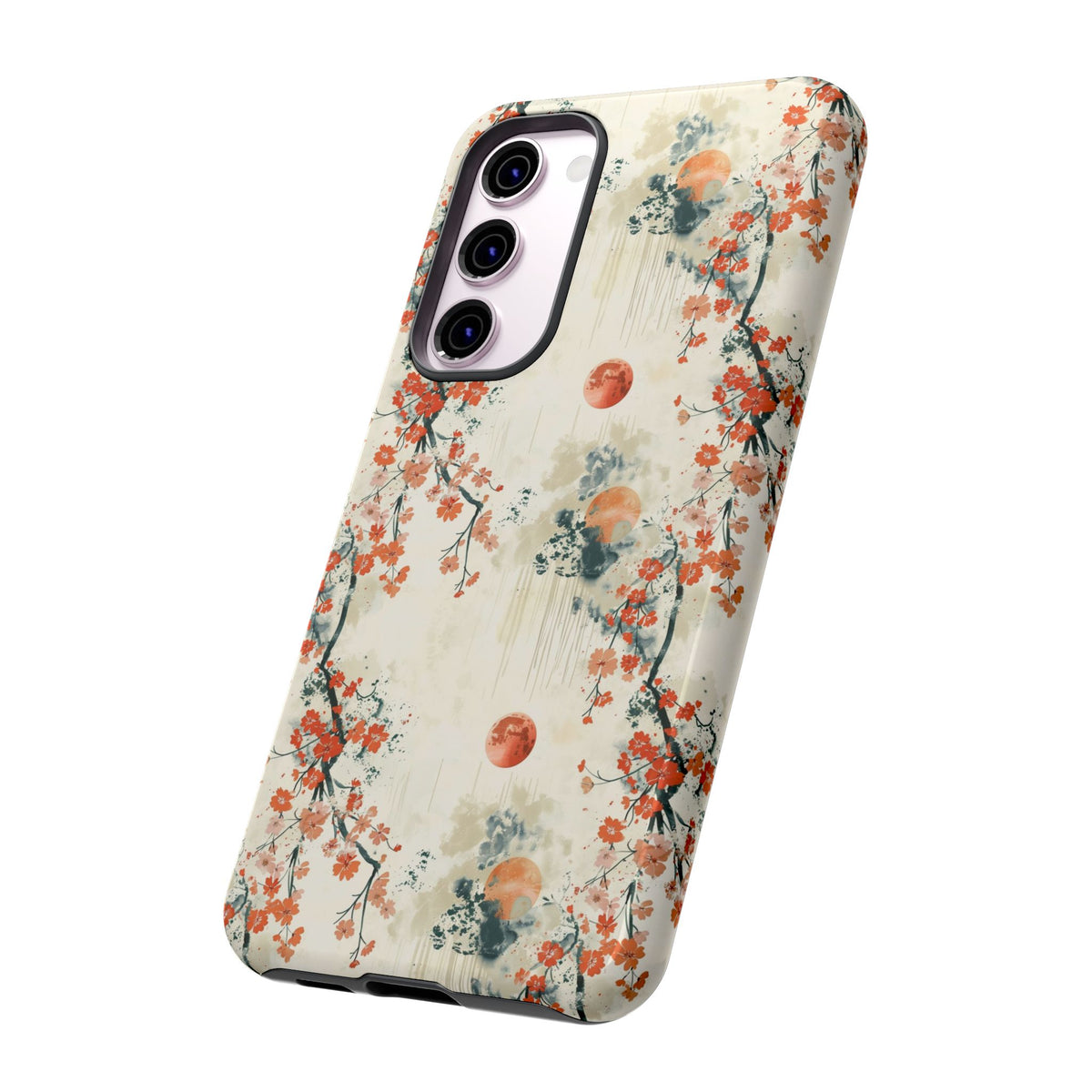 Japanese Pattern Phone Case – Elegant & Timeless Design for Your Phone 075