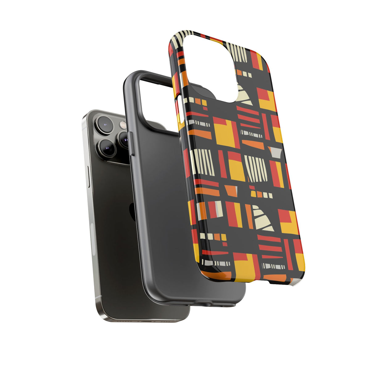 Stylish African Pattern Phone Case – Unique and Vibrant Protection 099