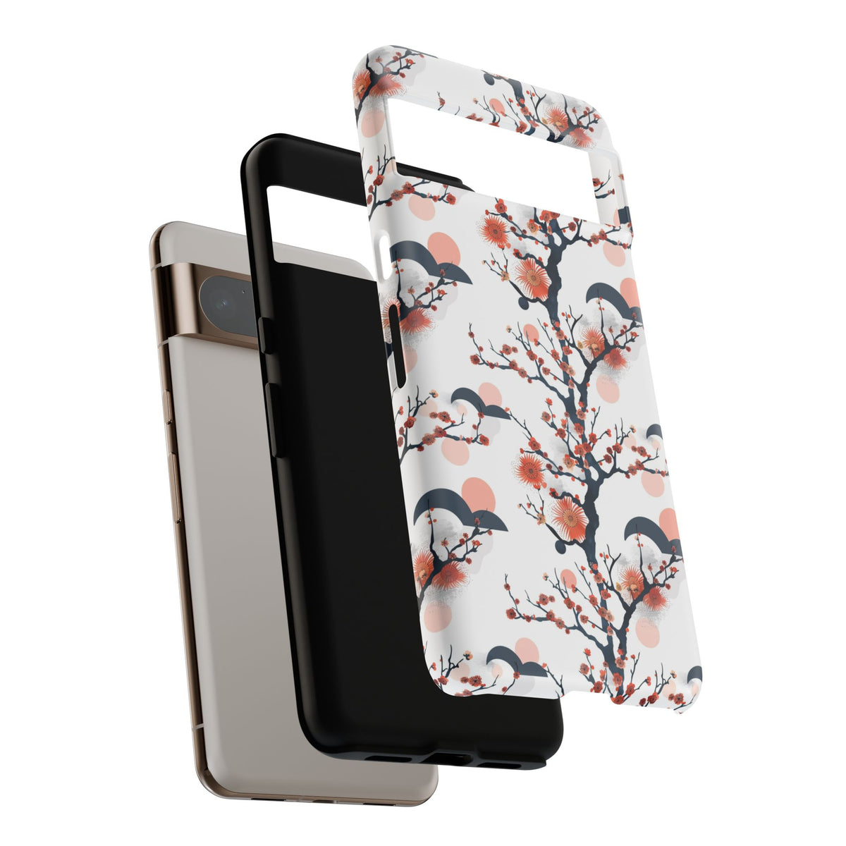 Japanese Pattern Phone Case – Elegant & Timeless Design for Your Phone 029