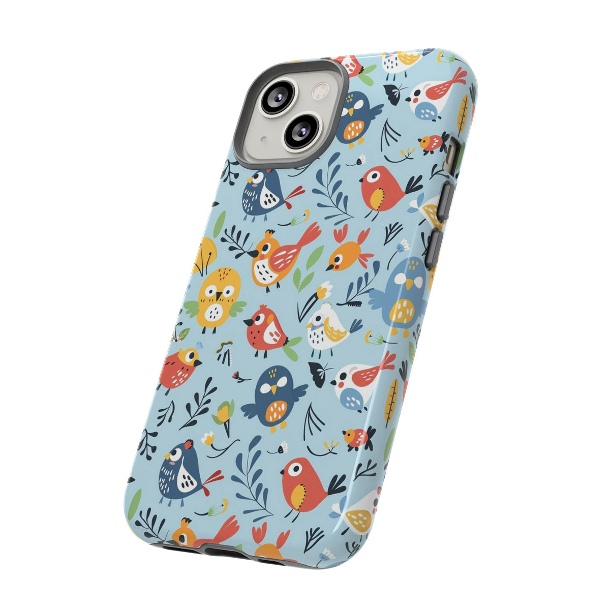 Birds Seamless Pattern Phone Case – Elegant and Timeless Avian Design 7