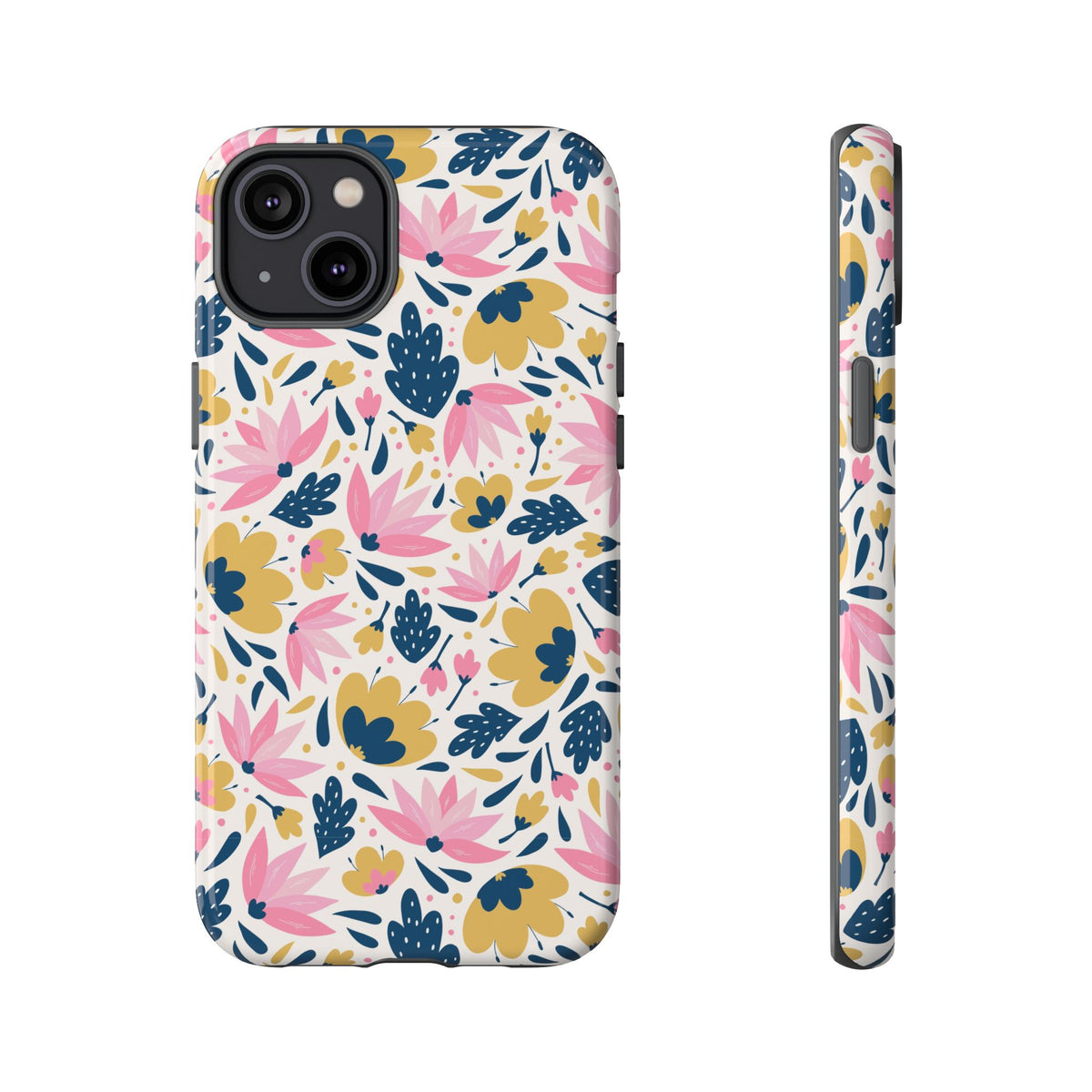 Colorful Little Flower Design Phone Case – Bright and Cheerful Floral Phone Cover 3