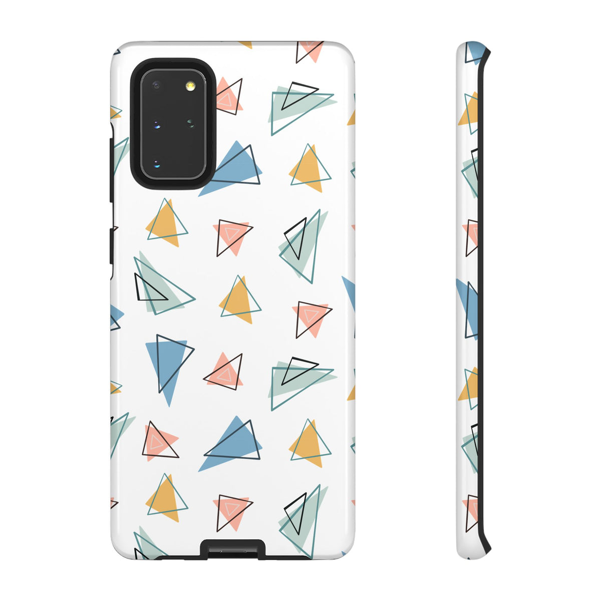 Triangle Pattern Phone Case – Modern & Durable Geometric Design