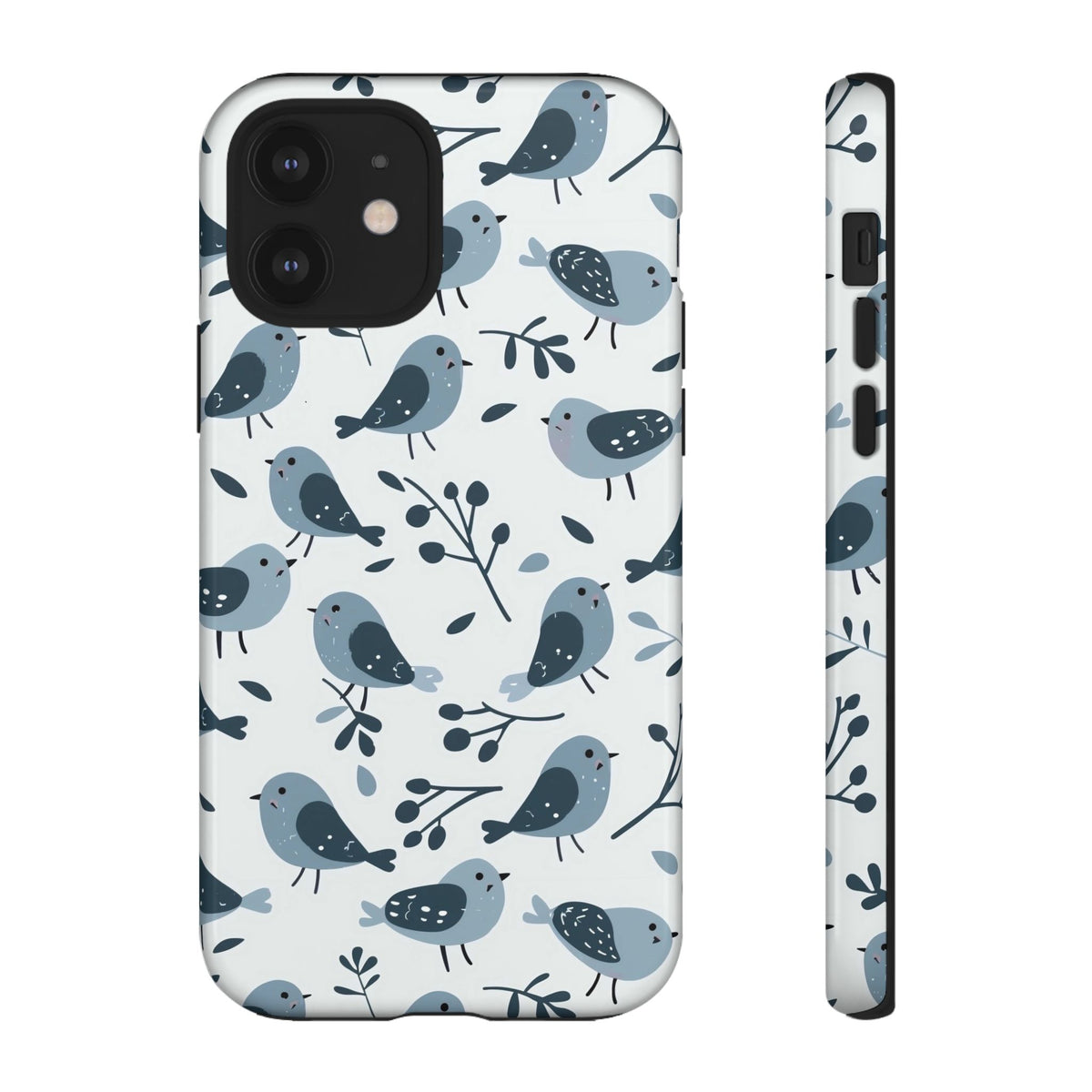 Birds Seamless Pattern Phone Case – Elegant and Timeless Avian Design 10