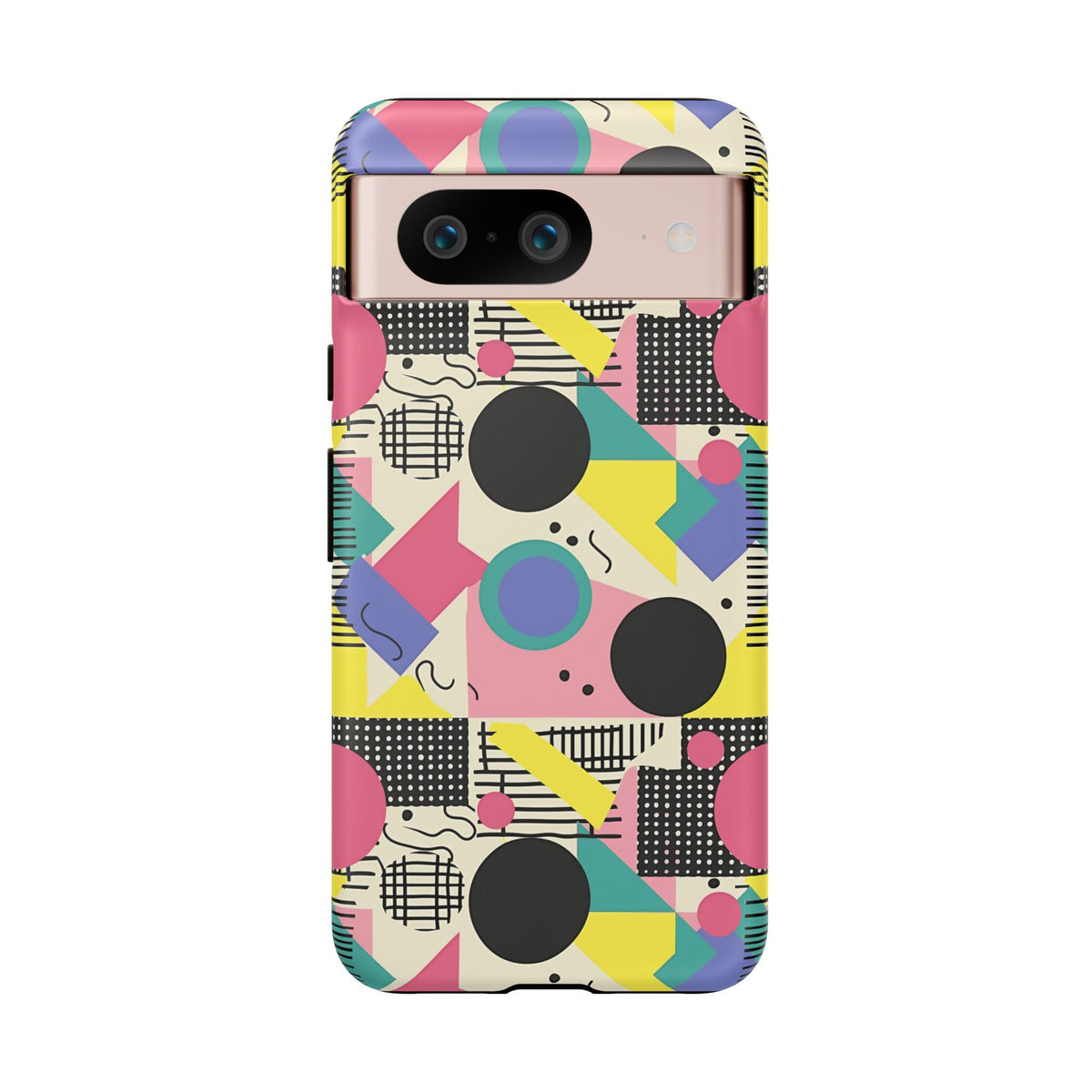 90s Themed Seamless Pattern Phone Case – Embrace Retro Style and Protection 228