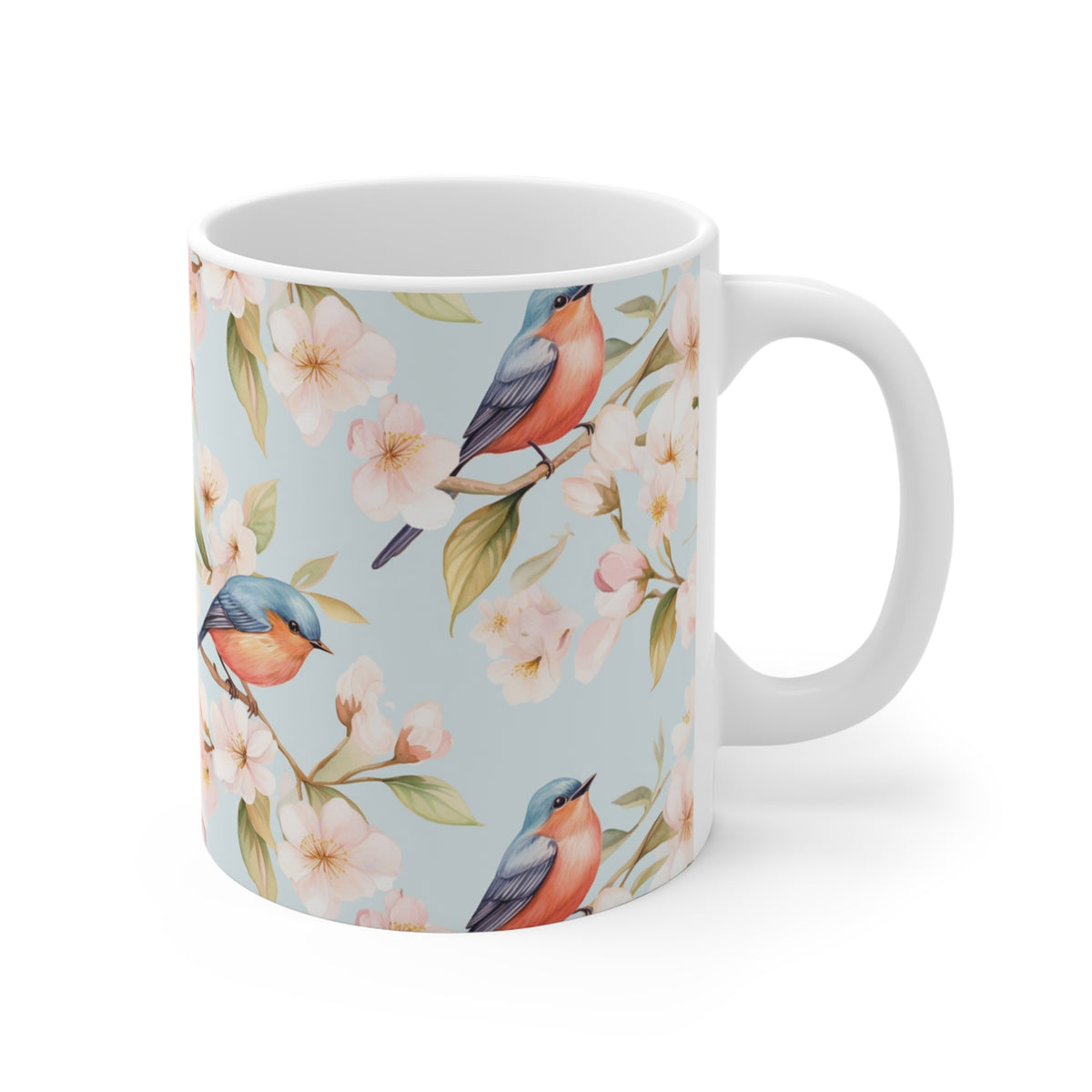 Various Watercolor Design All Over Coffee Mug – Unique Artistic Ceramic Coffee Cup 326