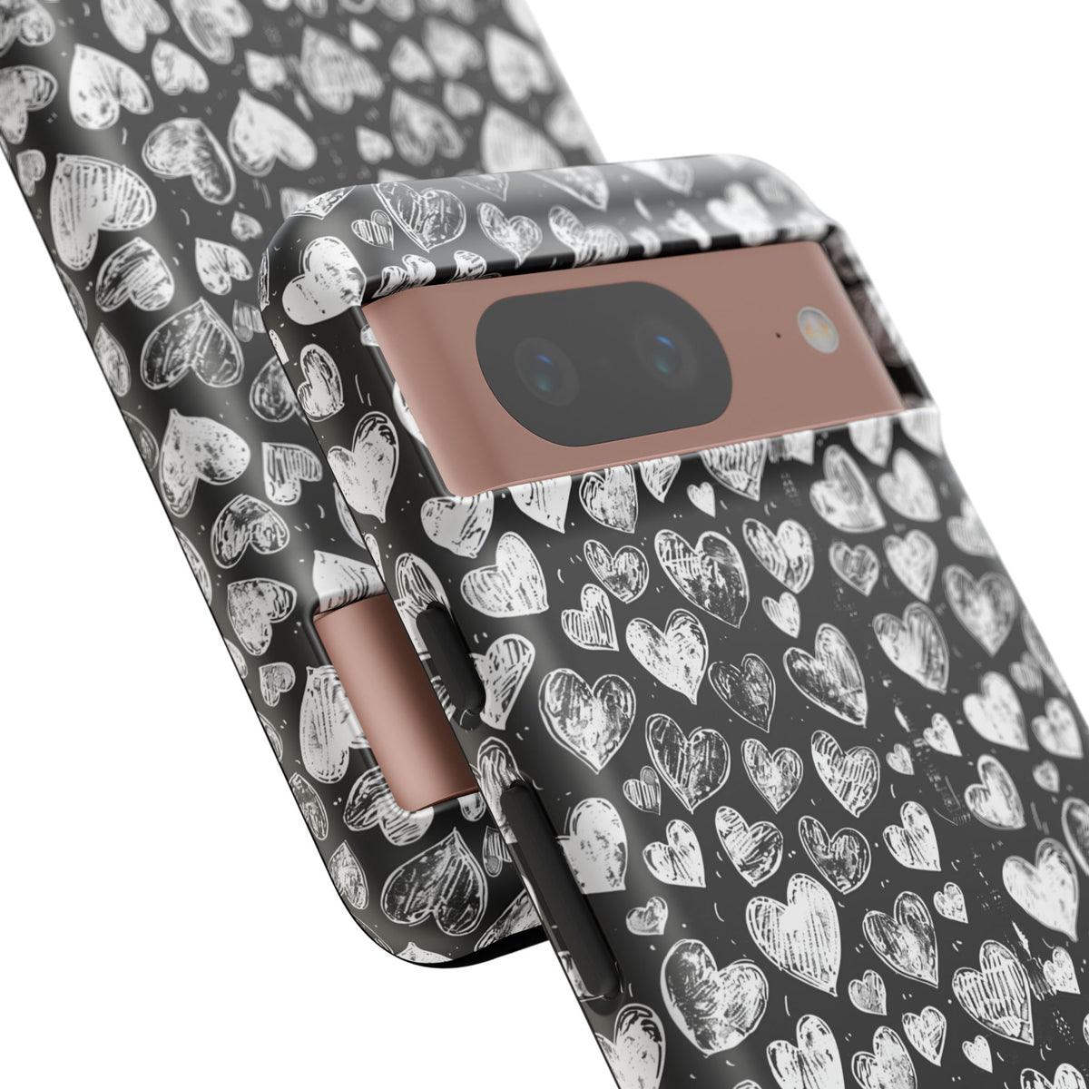 Heart Pattern Phone Case – Stylish & Loving Design for Your Device 815