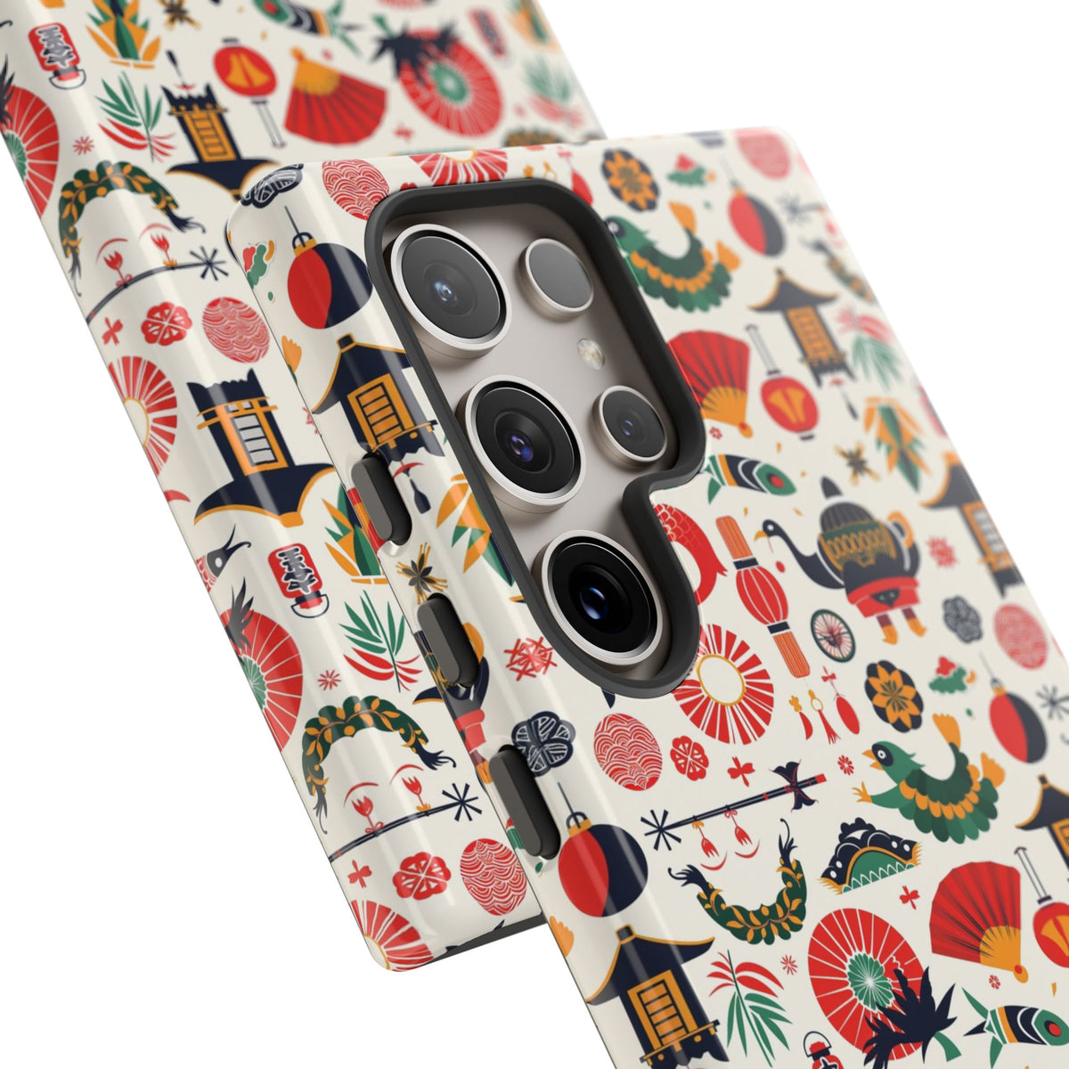 Japanese Pattern Phone Case – Elegant & Timeless Design for Your Phone 461