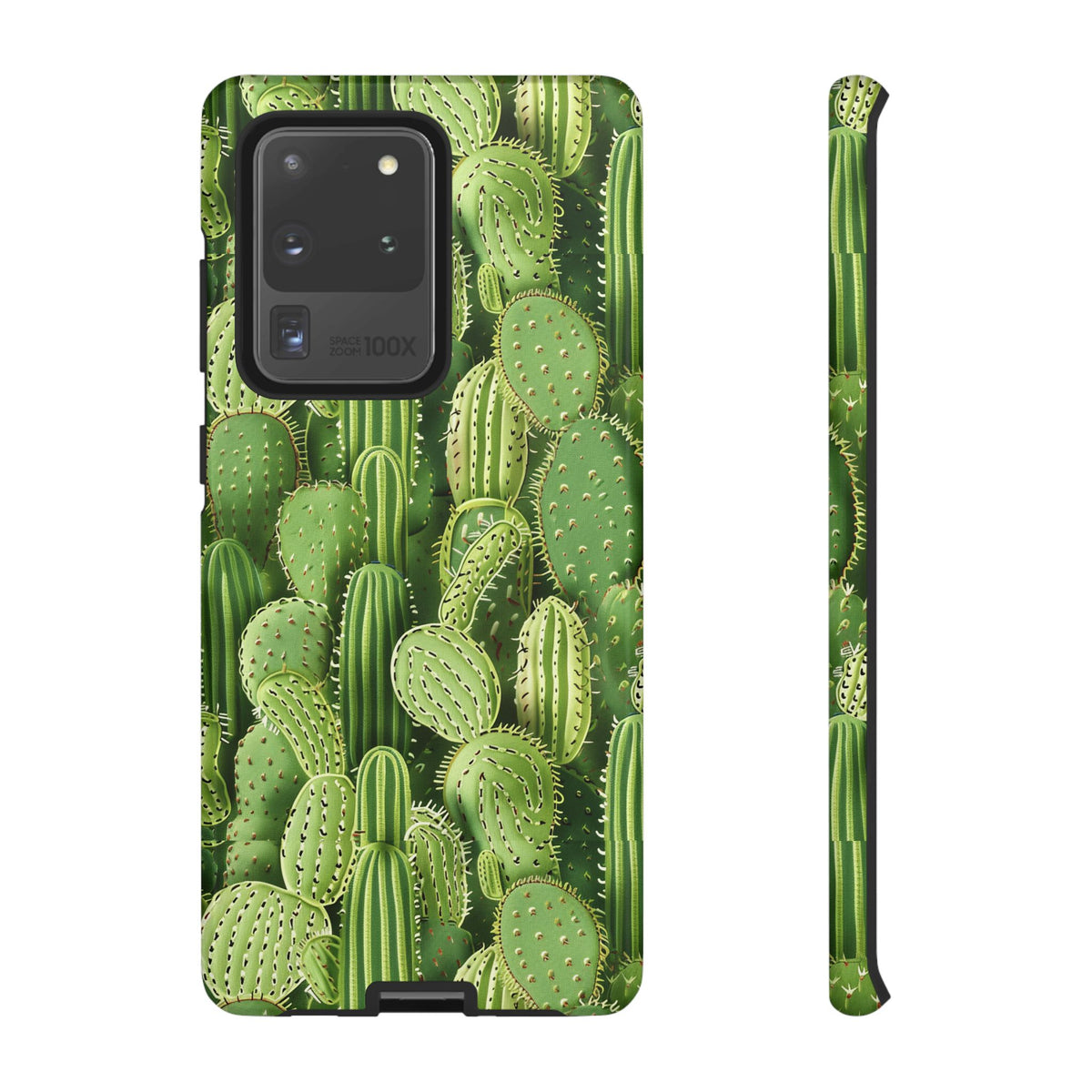 Cactus Embroidery Phone Case – Elegant and Unique Handcrafted Cactus Design