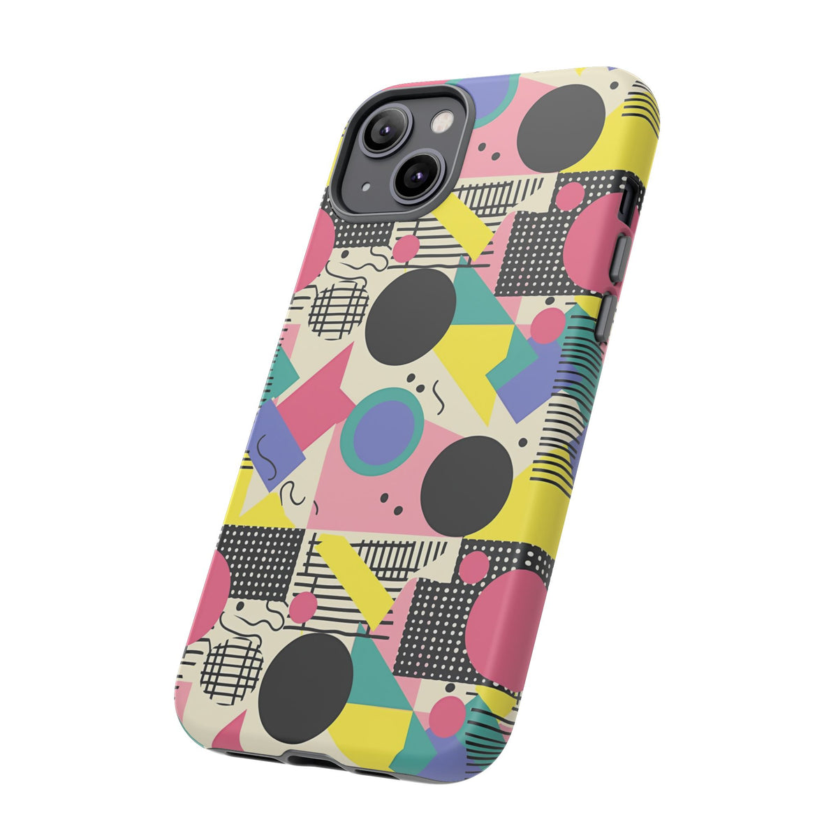 90s Themed Seamless Pattern Phone Case – Embrace Retro Style and Protection 228