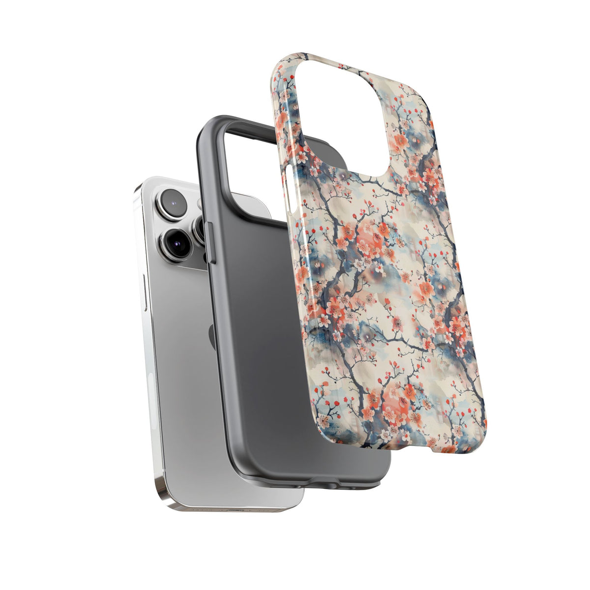 Japanese Pattern Phone Case – Elegant & Timeless Design for Your Phone 039