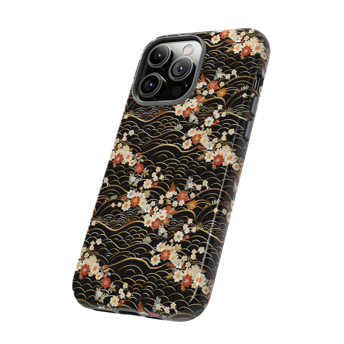 Japanese Pattern Phone Case – Elegant & Timeless Design for Your Phone 097