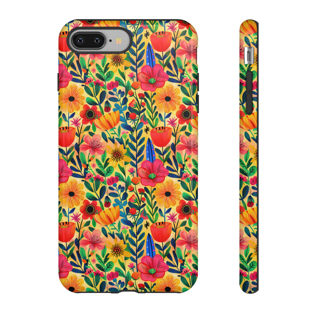 Frida Kahlo's Flower Phone Case – Artistic Elegance for Your Phone 7