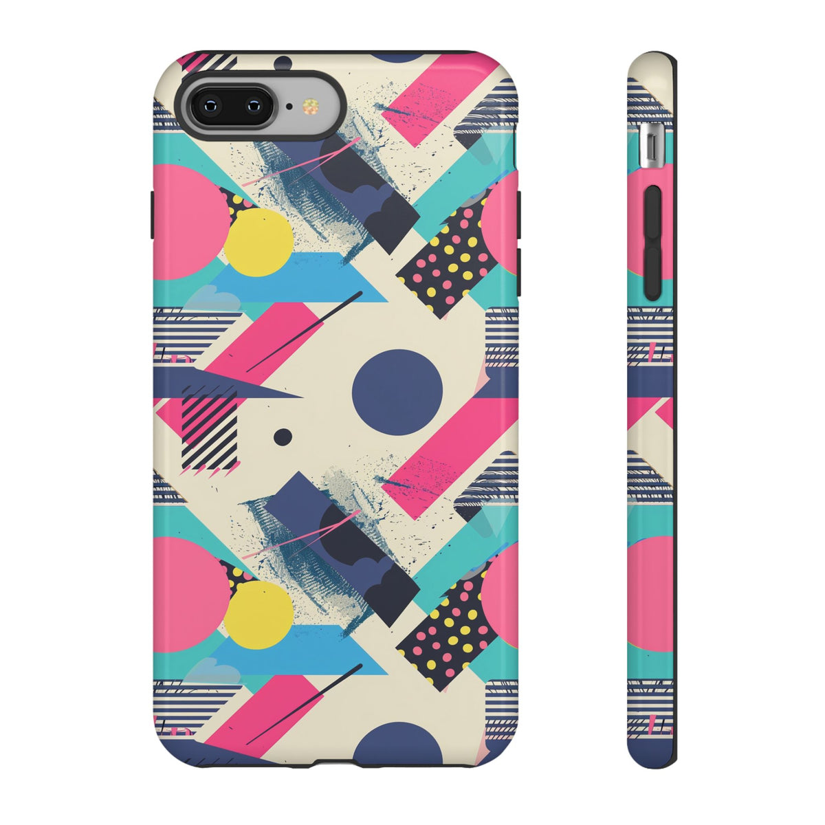 Retro 80s Seamless Phone Case – Vintage Style Meets Modern Protection 089