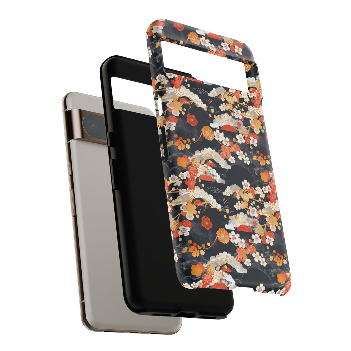 Japanese Pattern Phone Case – Elegant & Timeless Design for Your Phone 108