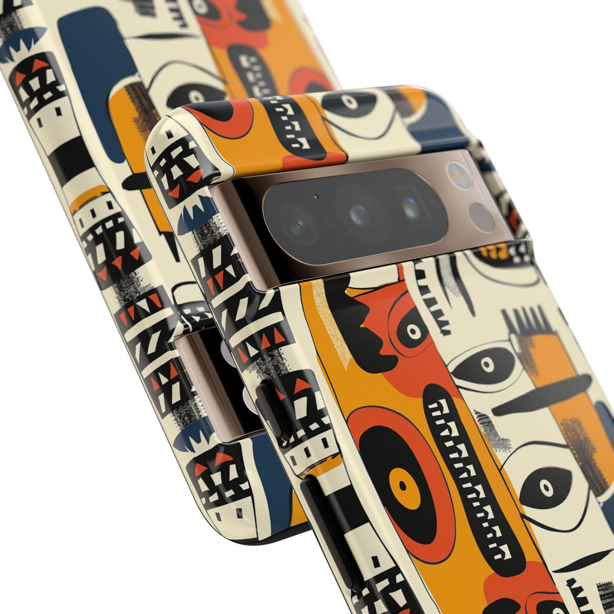 Stylish African Pattern Phone Case – Unique and Vibrant Protection 204