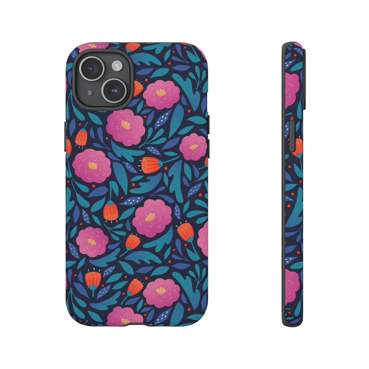 Colorful Little Flower Design Phone Case – Bright and Cheerful Floral Phone Cover 2