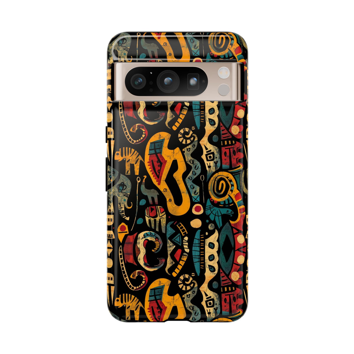 Stylish African Pattern Phone Case – Unique and Vibrant Protection 153