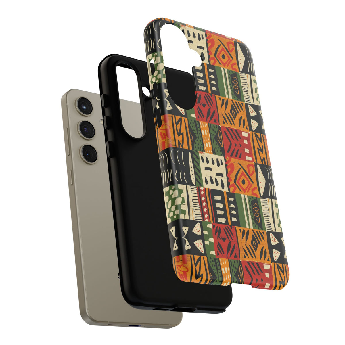 Stylish African Pattern Phone Case – Unique and Vibrant Protection 240