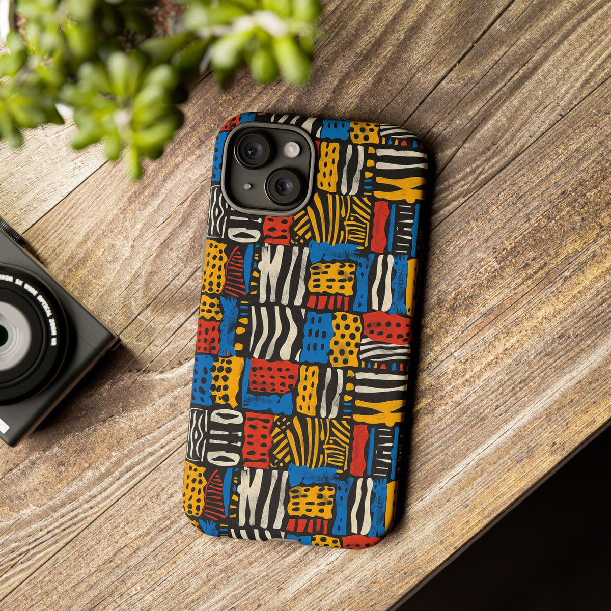 Stylish African Pattern Phone Case – Unique and Vibrant Protection 179