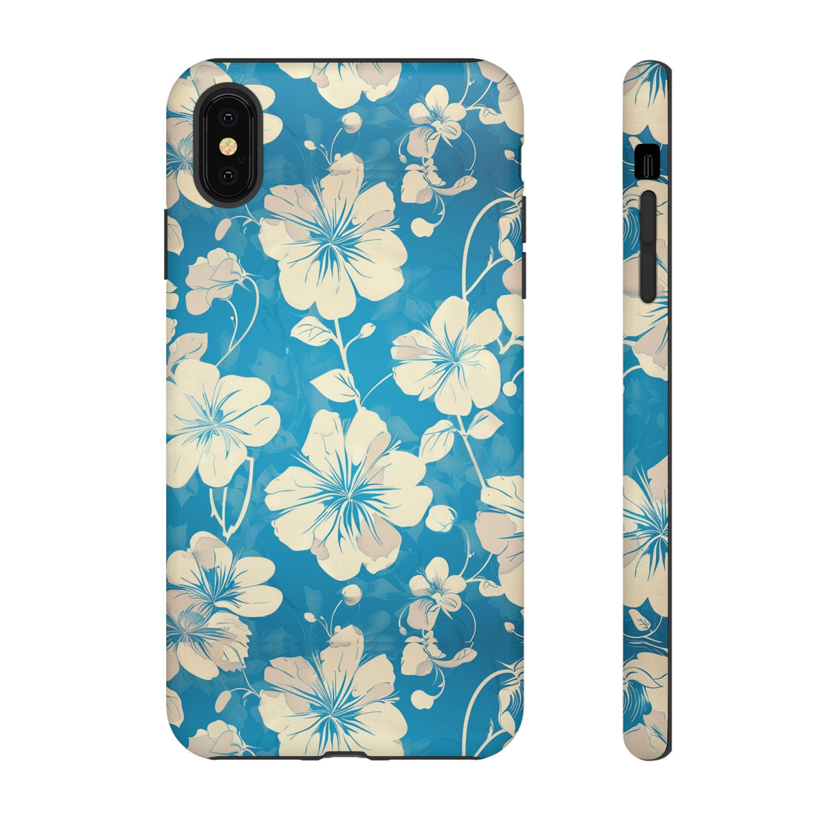 Blue Floral Seamless Pattern Phone Case