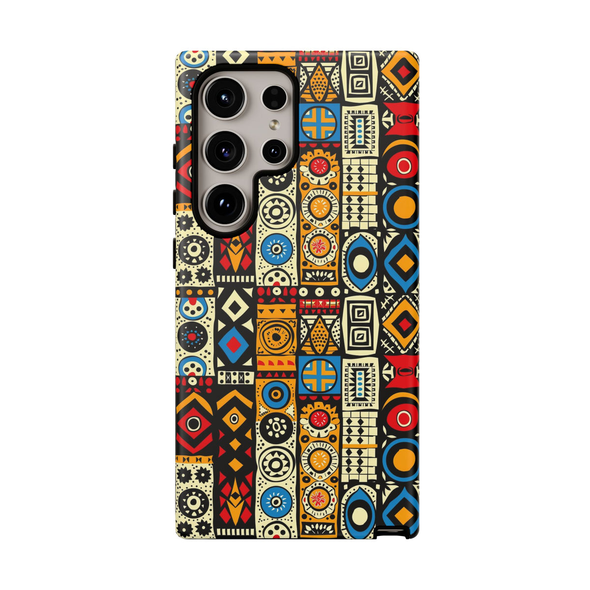 Stylish African Pattern Phone Case – Unique and Vibrant Protection 206