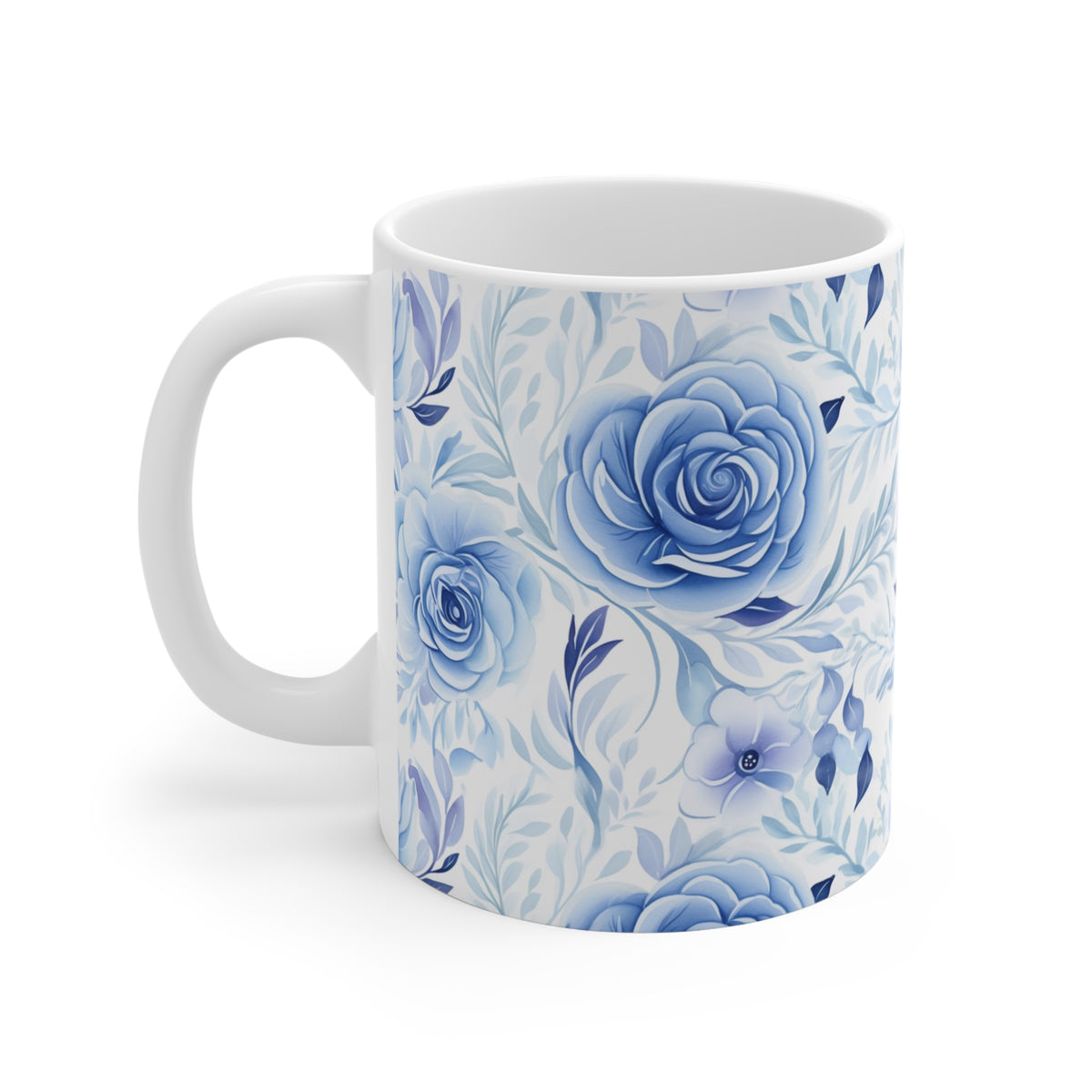 Various Watercolor Design All Over Coffee Mug – Unique Artistic Ceramic Coffee Cup 463