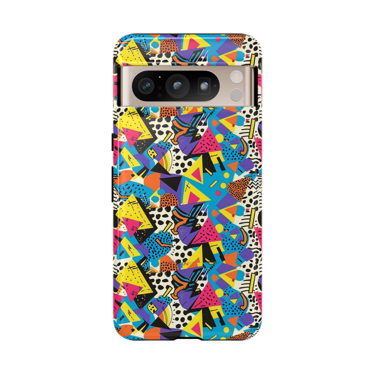 90s Themed Seamless Pattern Phone Case – Embrace Retro Style and Protection 231