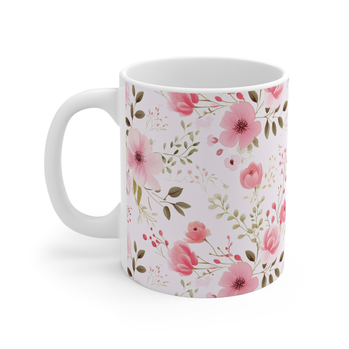 Various Watercolor Design All Over Coffee Mug – Unique Artistic Ceramic Coffee Cup 456