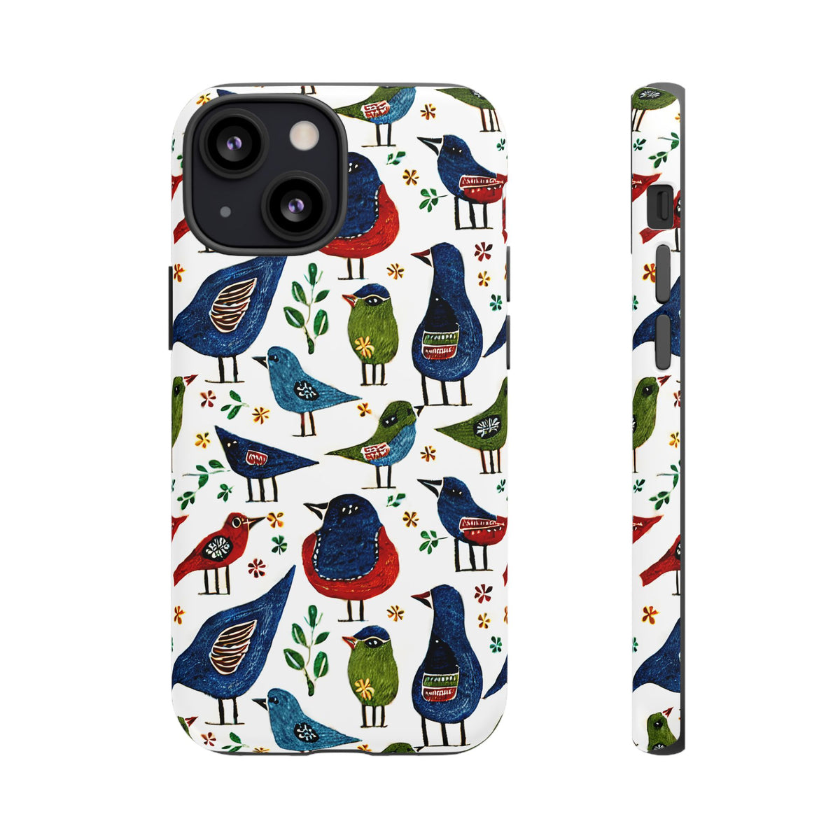 Birds Seamless Pattern Phone Case – Elegant and Timeless Avian Design 12