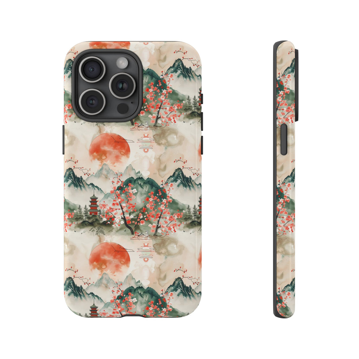 Japanese Pattern Phone Case – Elegant & Timeless Design for Your Phone 057