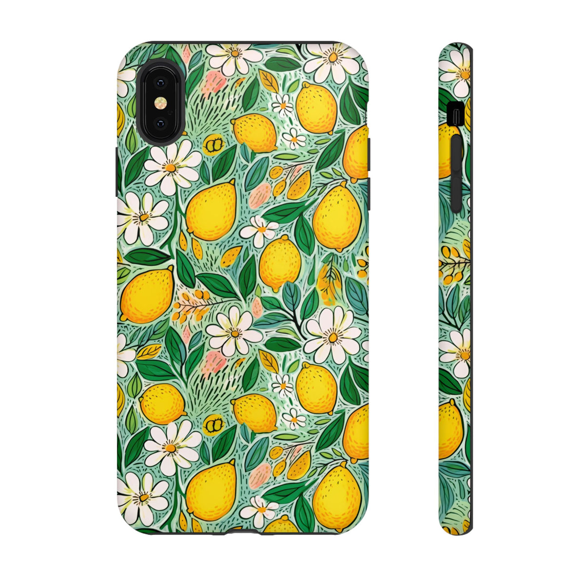 Cute Summer Lemons Phone Case – Refreshing Citrus Design for Your Phone 3