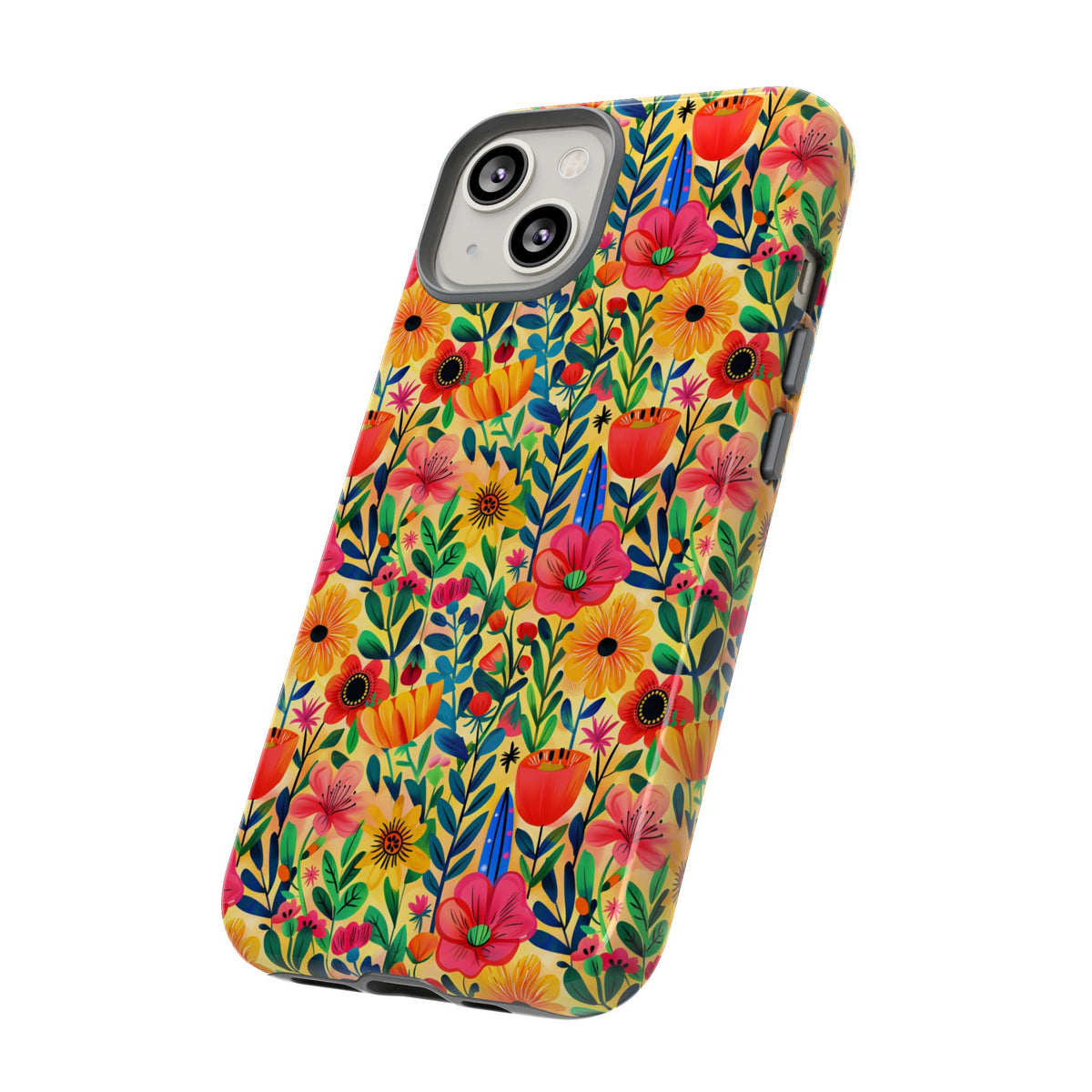 Frida Kahlo's Flower Phone Case – Artistic Elegance for Your Phone 7