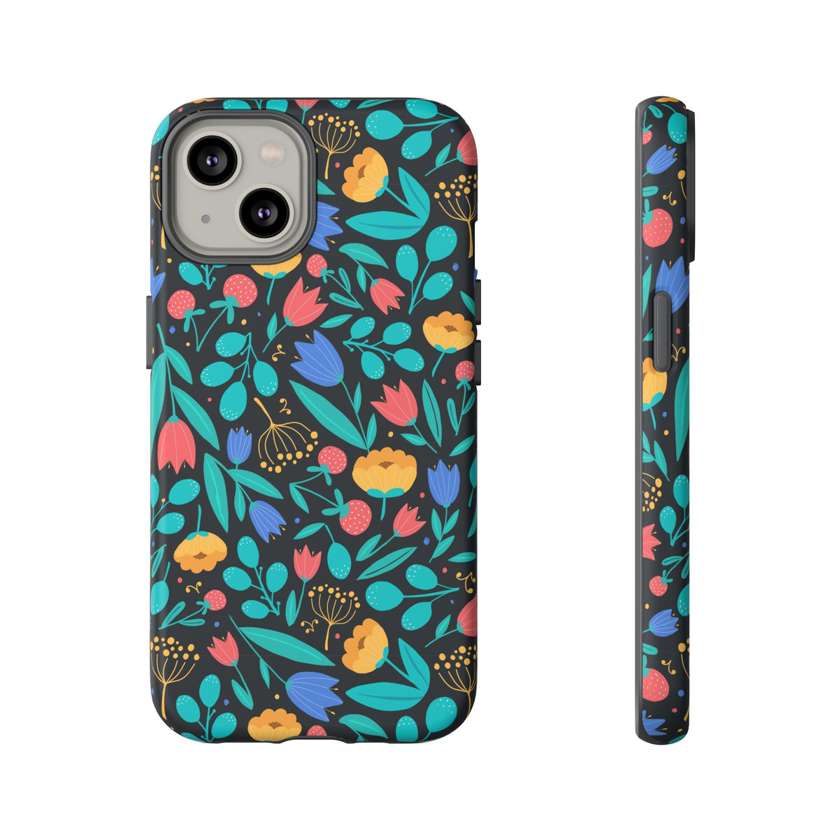 Colorful Little Flower Design Phone Case – Bright and Cheerful Floral Phone Cover