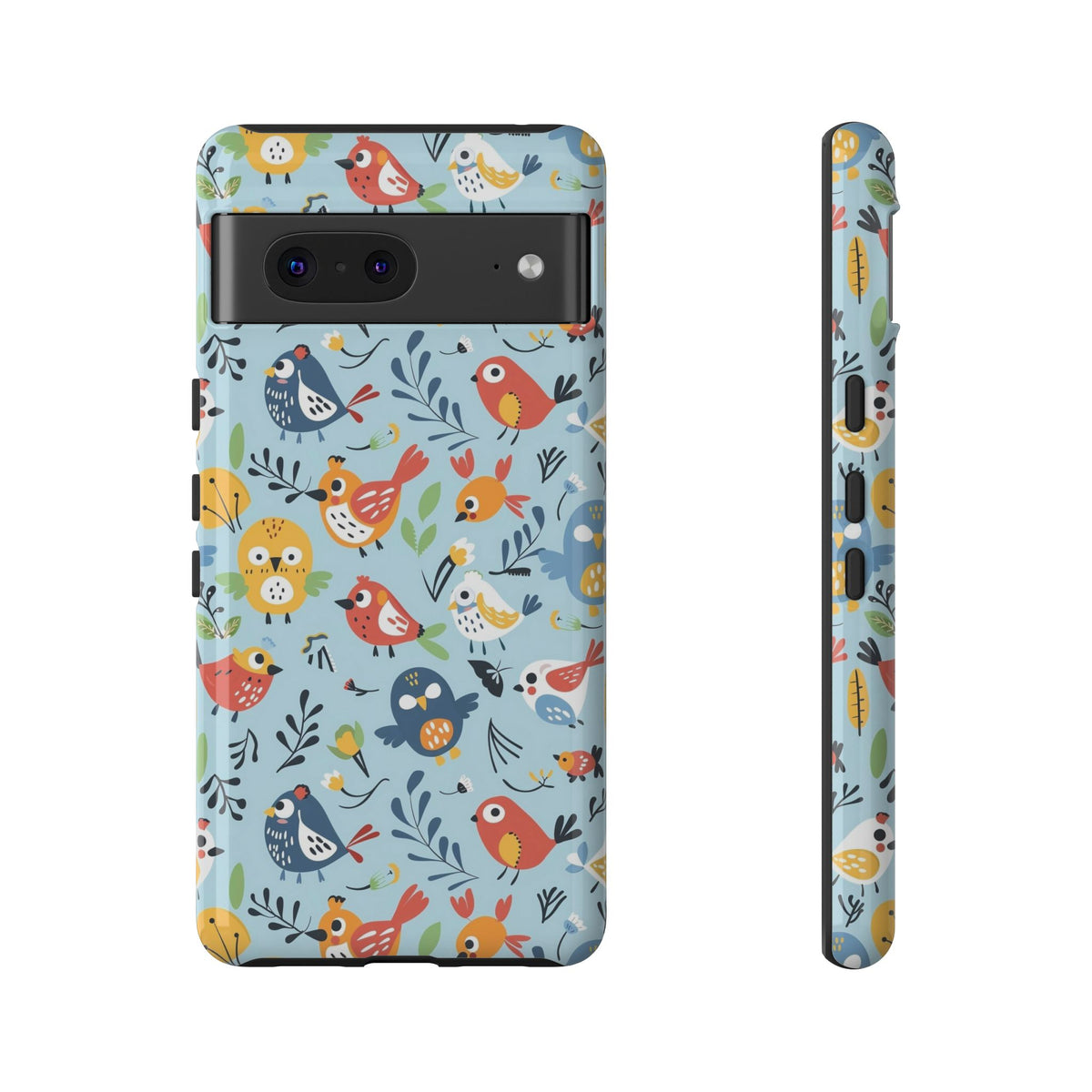 Birds Seamless Pattern Phone Case – Elegant and Timeless Avian Design 7