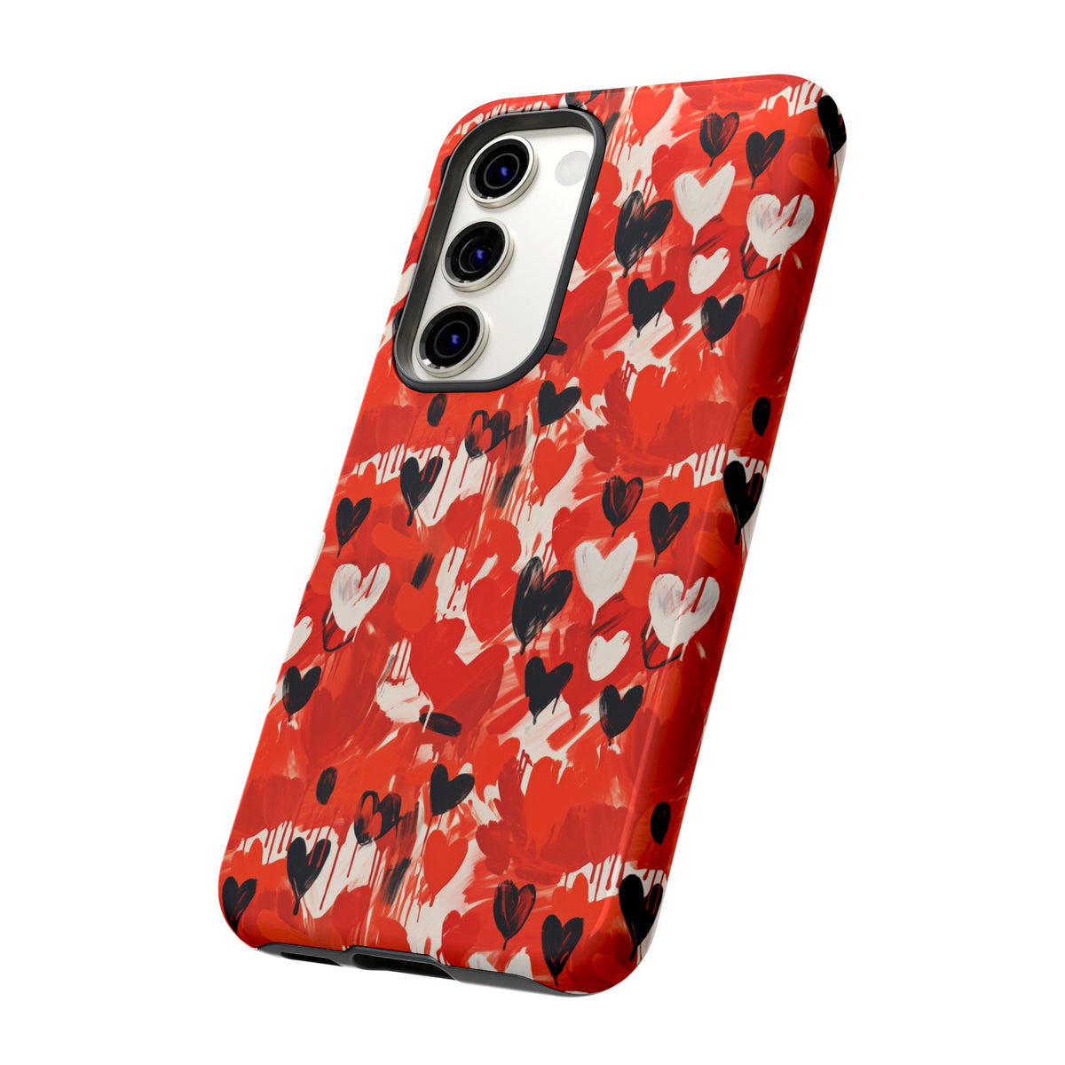 Heart Pattern Phone Case – Stylish & Loving Design for Your Device 355