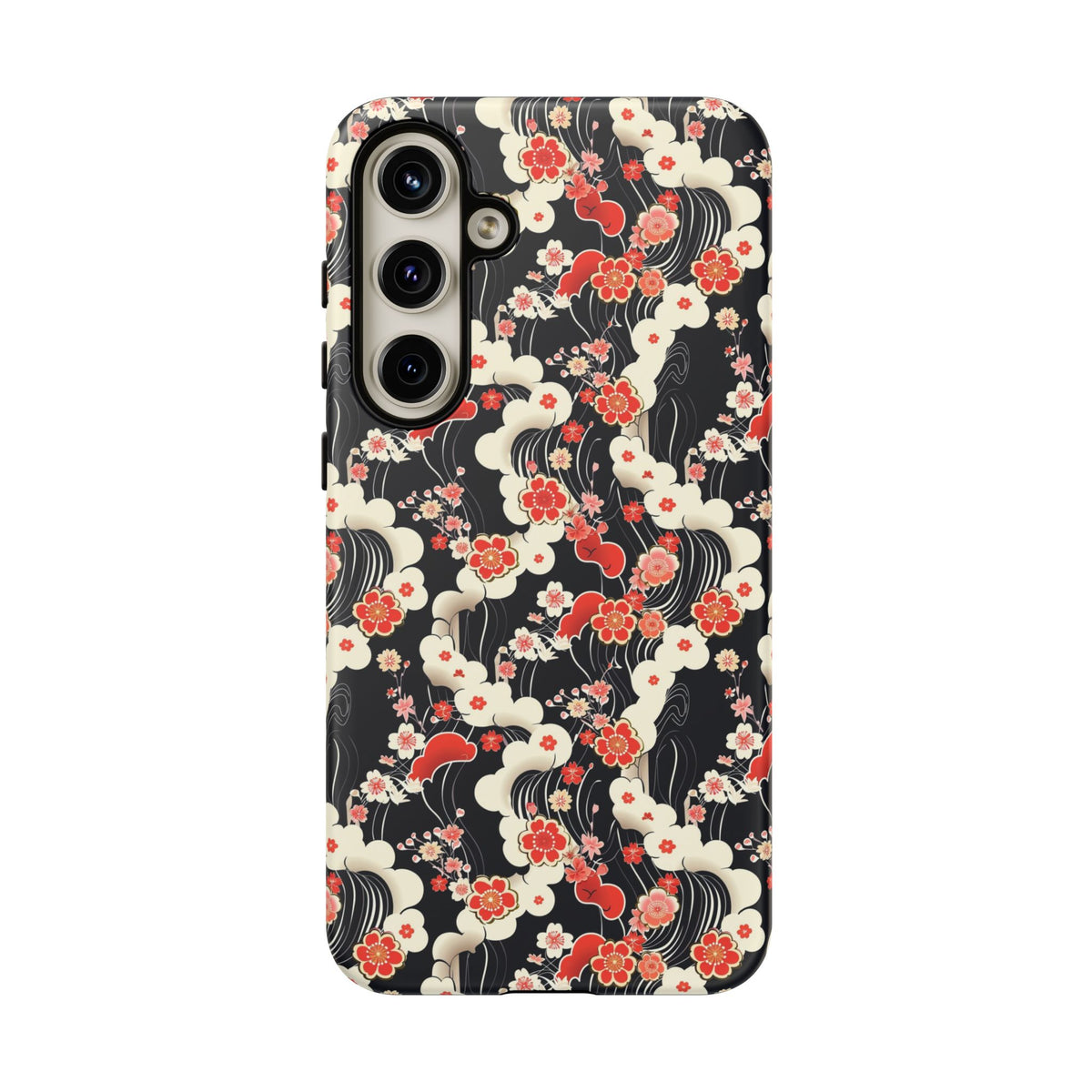 Japanese Pattern Phone Case – Elegant & Timeless Design for Your Phone 478