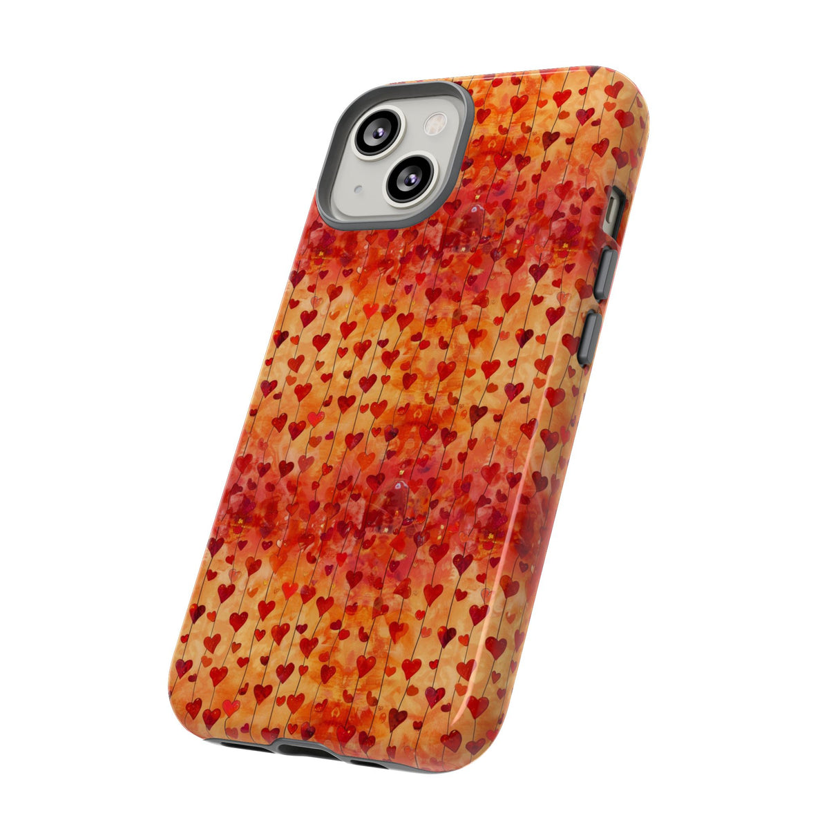 Heart Pattern Phone Case – Stylish & Loving Design for Your Device 827